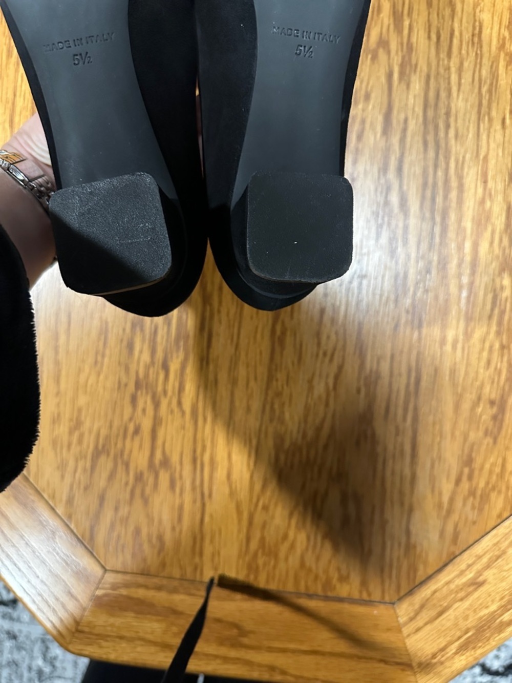 *EVERLANE* Black Suede Pointed-Toe Flats Size 5.5 - Picture 8 of 8